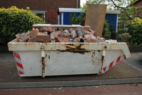 Professional team conducting office clearance in Wembley