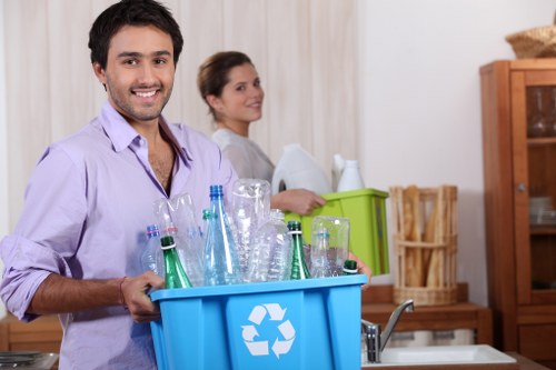 Recycling process in Wembley